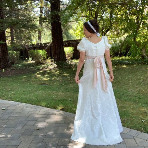 Coming Soon! Bridgerton Regency Jane Austen Emma Gown by eVaVie SZ Small-Medium - Picture 9 of 14